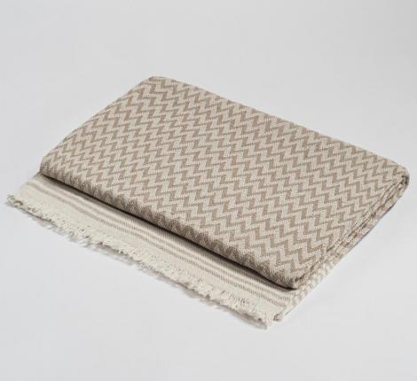 Плед "ELISA" бежевый, 170Х210