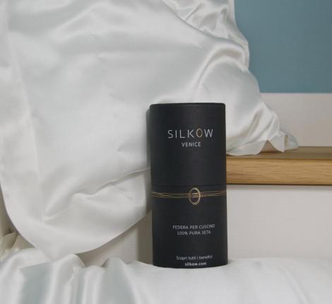 Наволочка шёлковая "Silkow Venezia" SKV-L22, 50х80 (плотность 22 момми)