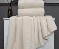 Комплект махровых полотенец "Kazanov.A." Teddy (айвори), 50х90+70х140