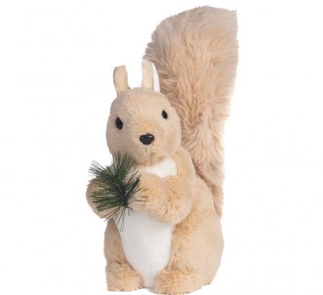 Белка с шишкой "GOODWILL" (кремовый), высота 30 см