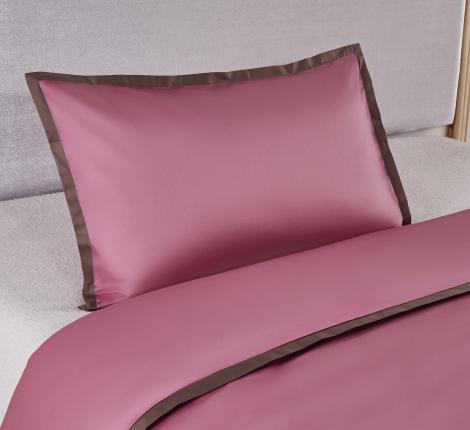 Постельное бельё Sharmes Solid «Coctail» Евро-макси, Темно-розовый/терракотовый