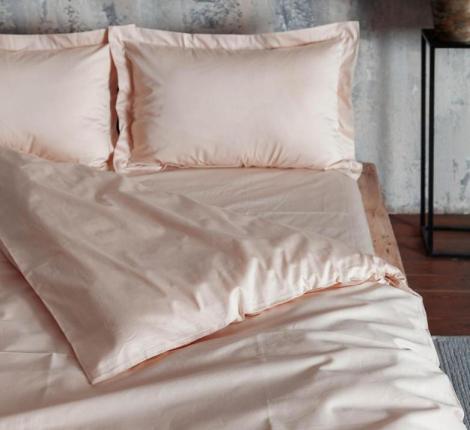 Постельное бельё Luxberry "DAILY BEDDING" Cатин ДеЛюкс Семейный, бежевая пудра