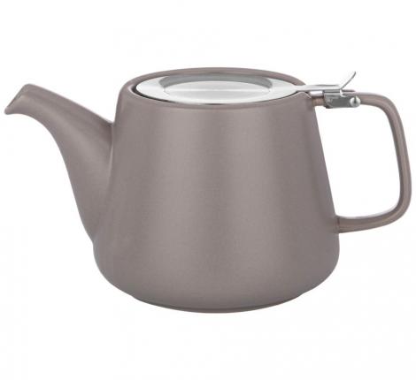 Чайник с металлическим ситом "VELOUR" (серый), 1200 мл