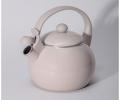 Чайник эмалированный со свистком "CHARM", 2,2 л (кофейный)