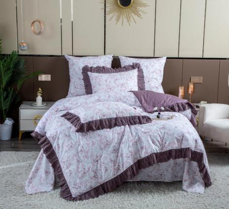 Постельное бельё с одеялом "Kazanov.A." Монарх (жемчуг орхидея) Сатин, Евро