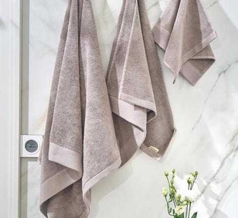 Комплект махровых полотенец "DAILY BATHING" (30x50,50x100,70x140, шоколадный