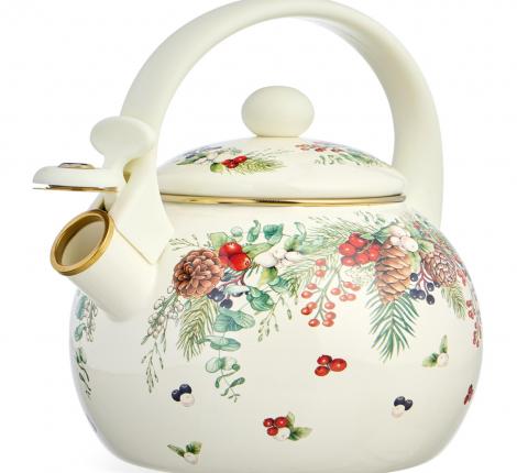 Чайник эмалированный со свистком "CELEBRATION", 2,2 л