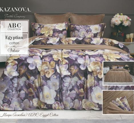 Постельное белье Kazanov.A. Монро (бежевый) Велюр/Egypt Cotton, Евро