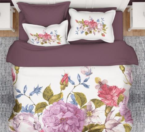 Постельное белье "Famille" RS-404 Сатин, 2 спальный