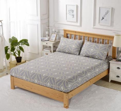 PCT-R-281 Простынь сатин на резинке печатная, 200x200