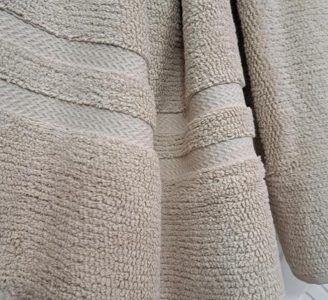 Комплект махровых полотенец "Kazanov.A." Merlin (латте), 50х90+70х140