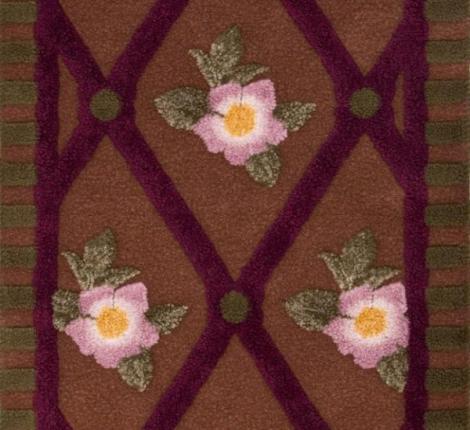 Ковер-дорожка шерстяной Frati "ROSE FLOWER", 75x200