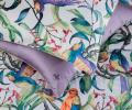 Постельное белье с одеялом "Kazanov.A." Колибри (аметист/жемчуг) Тенсел, Евро