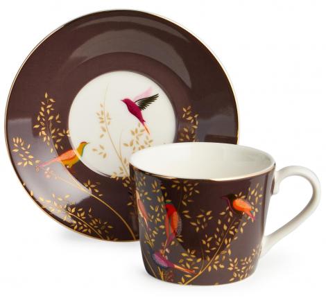 Чайная пара "GOLDEN BIRDS" 419-128, 220 мл