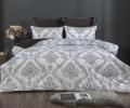 Постельное белье с одеялом "Kazanov.A." Диора (графит жемчуг) Велюр/Egypt Cotton, Евро