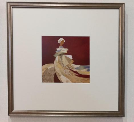 Декоративное панно с паспарту "LOESH" 2, 40х40 см