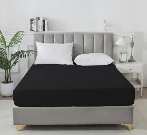 Простыня на резинке Tango SOHO )чёрный), 160x200