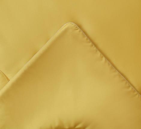 Постельное белье с одеялом "Sofi de Marko" Premium Mako (горчичный) Сатин ДеЛюкс, Евро