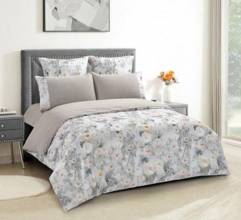 Постельное бельё "KARTEKS" жаккардовый сатин АКВАРЕЛЬ CVP 10, Евро