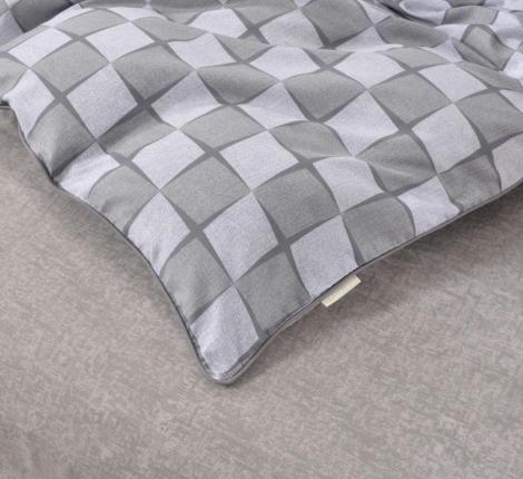 Постельное белье "Sofi de Marko" Бонифаций (серый) Сатин, Евро