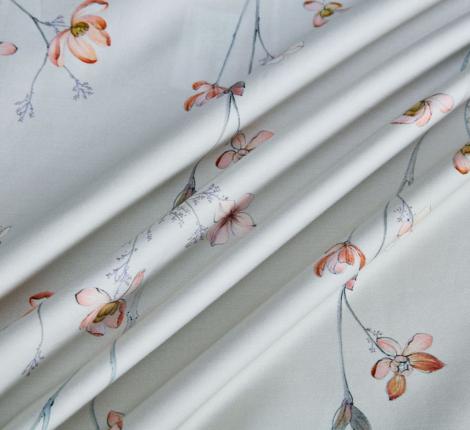 Постельное белье "Asabella" 2119-6 Мако-Сатин, Евро