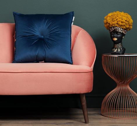 Подушка декоративная "Sofi de Marko" Вивиан (синяя), 55х55