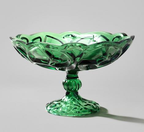 Фруктовница "ELEGIA" EMERALD, 29*18,5 см