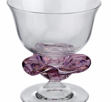 Набор креманок 6 штук "NINFEA" (розовый) стекло, высота 11,5 см 