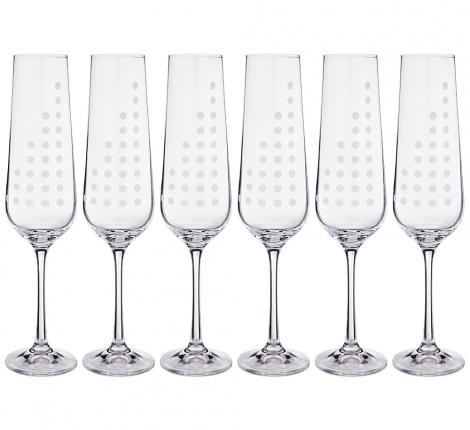 Набор бокалов для шампанского 6 штук &quot;SANDRA&quot; 674-645 200 мл