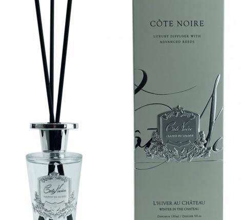 Диффузор "COTE NOIRE" L'HIVER AU CHATEAU серебряный декор, 150 мл