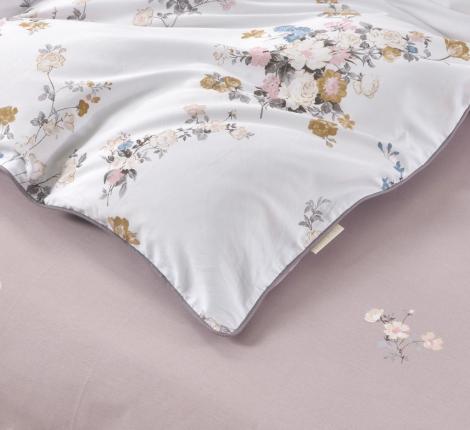 Постельное белье "Sofi de Marko" Адель (пудра) Сатин, 1,5 спальный