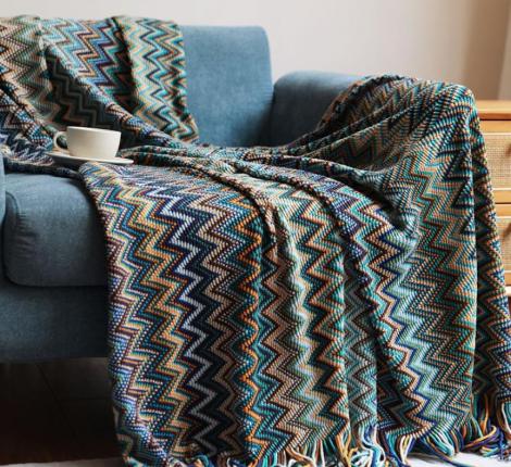 Плед вязаный PA-6, 130х220