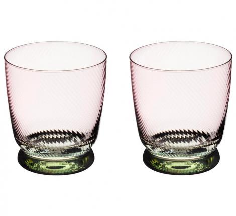 Набор стаканов 2 штуки "TWIST&SHINE" GREEN, 360 мл