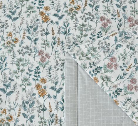 Постельное белье с одеялом "Asabella" 2223-OMP Сатин, Евро