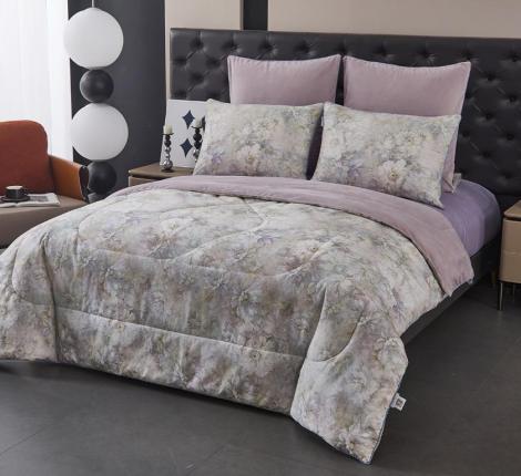 Постельное белье с одеялом "Sofi de Marko" Рикардо №3 Велюр/Сатин, Евро