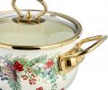 Кастрюля эмалированная со стеклянной крышкой "CELEBRATION", 1.5 л
