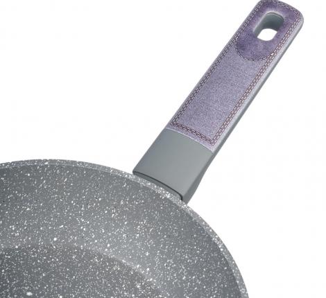 Сковорода "AGNESS" 902-120 с антипригарным покрытием PFLUON MARBLE, диаметр 20 см