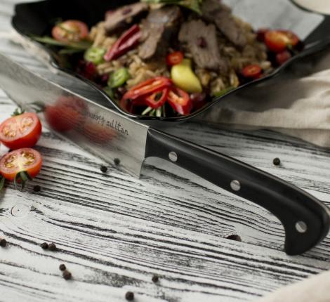 Нож кухонный-пчак "Samura SULTAN" 159 мм, G-10