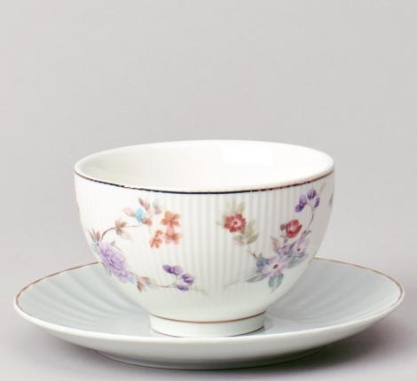 Чайный набор "ВРЕМЕНА ГОДА" на 2 персоны, 4 предметов (250 мл), голубой