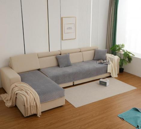 Комплект накидок на диван "Tango" Sofa 90x160 (2 шт.), светло-серый