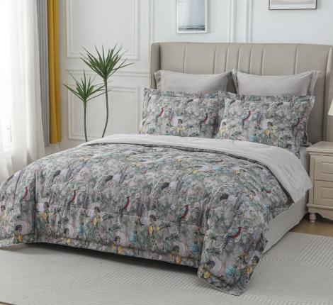 Постельное белье с одеялом "Sofi de Marko" Ренато №24 Велюр/Сатин, Евро