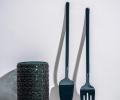 Набор столовых приборов "STICK" BLUE 129 на 6 персон, 24 предмета