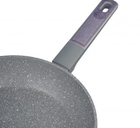 Сковорода "AGNESS" 902-121 с антипригарным покрытием PFLUON MARBLE, диаметр 24 см