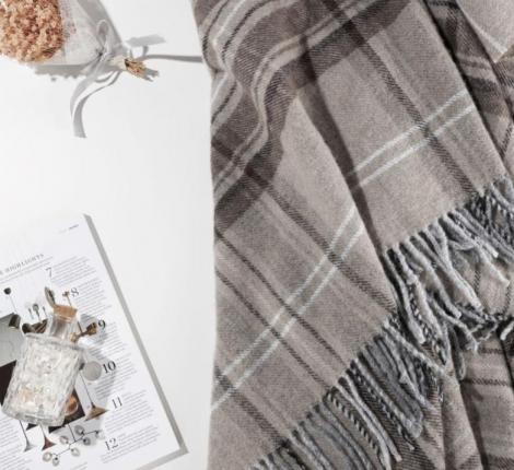 Плед PS-11 (80% шерсть 20% акрил), 140х200