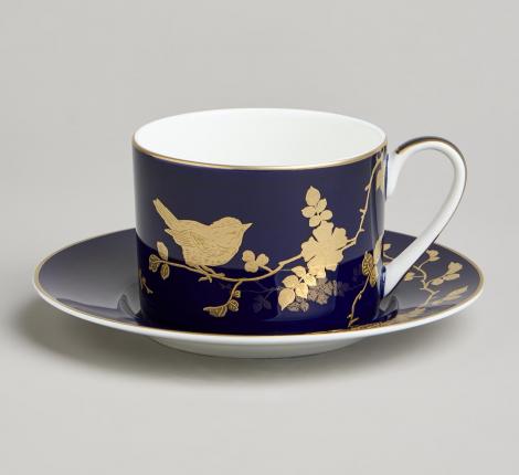 Чайный набор "GOLDEN BIRDS" на 2 персоны, 4 предмета (240 мл)