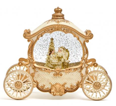 Музыкальная статуэтка с LED-подсветкой "КАРЕТКА", 26*11,5*21,5 см