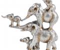 Фигурка декоративная "СЕМЬЯ СЛОНОВ", 22,8*7,2*21,3 см