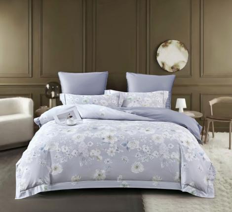 Постельное белье "Asabella" 2253-6 Мако-Сатин, Евро