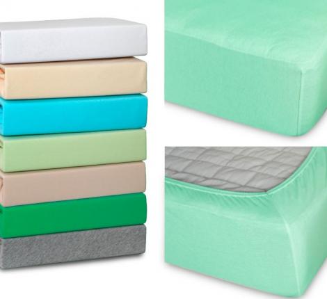 Простыня трикотажная на резинке "Cleo" 18/011-TP, 180х200х25