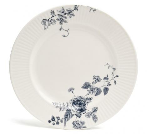 Набор закусочных тарелок 4 шт "BLUE GARDEN", диаметр 20 см